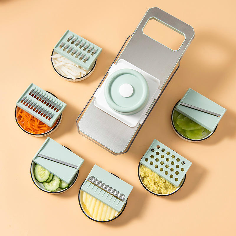 Multifunction 5 in 1 Stainless Steel Vegetable Cutter
