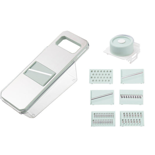 Multifunction 6 in 1 Stainless Steel Vegetable Cutter